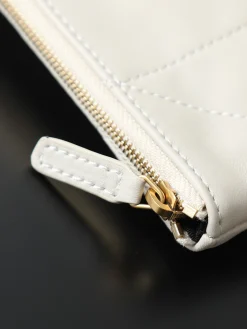 Alternative view of SAINT LAURENT Bucket Bags Lamb Leather (White-Gold) 27X29X11CM E70202608080893