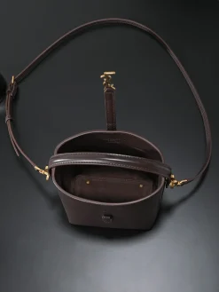 Alternative view of SAINT LAURENT Bucket Bags Smooth Calfskin (Brown-Gold) 15X13X6CM D50202608080854