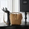 SAINT LAURENT Bucket Bags Suede Leather (Brown-Gold) 15X13X6CM D50202608080837