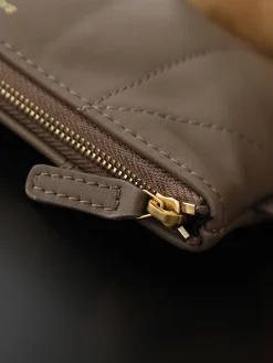 Alternative view of SAINT LAURENT Bucket Bags Suede Leather (Brown-Gold) 27X29X11CM E70202608080889