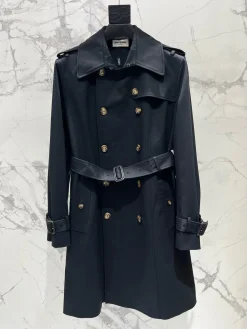 Alternative view of SAINT LAURENT Coats Cotton Blend S-M-L G35202608042611