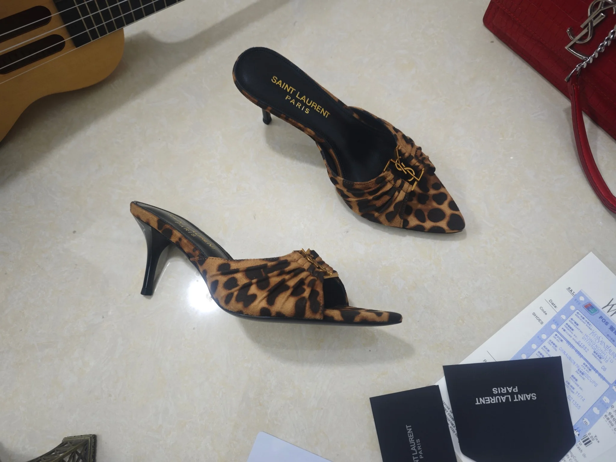 SAINT LAURENT Heels Calfskin & Lambskin EU35-41 B40202608030059 - Image 6