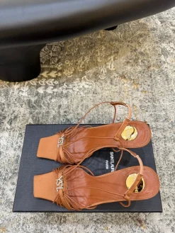 Alternative view of SAINT LAURENT Heels Silk EU35-39 B80202608032161