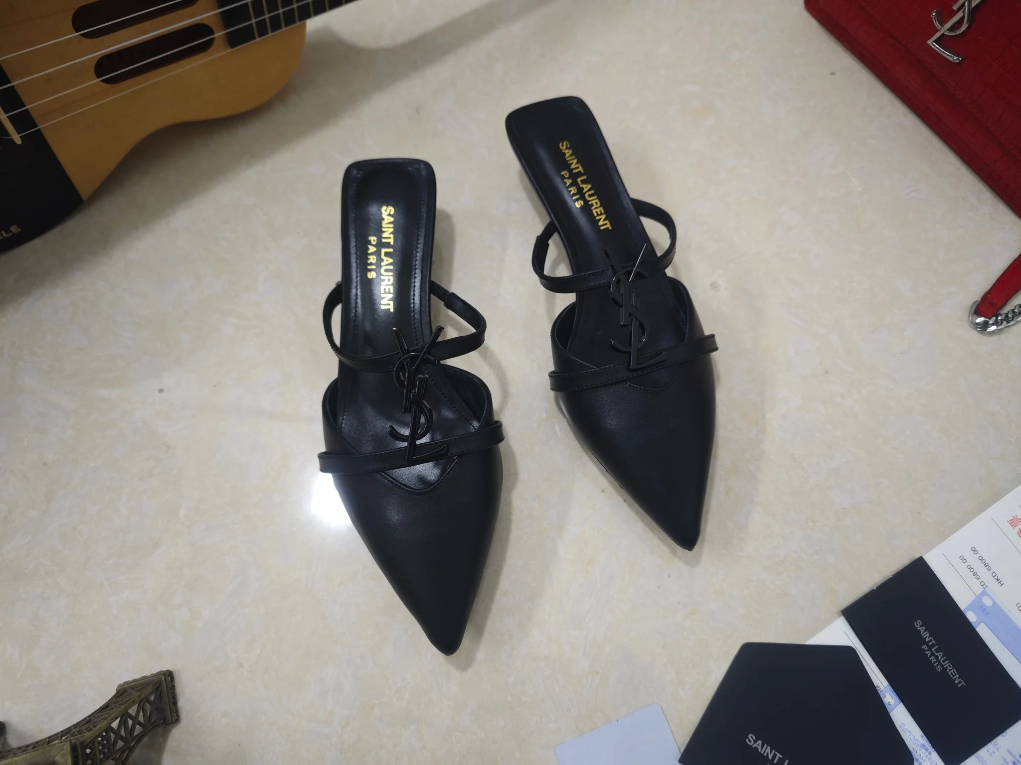 SAINT LAURENT Heels Silk Lambskin EU35-41 B50202608030067 - Image 9
