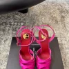 SAINT LAURENT Heels Silk Leather EU35-39 B80202608032165