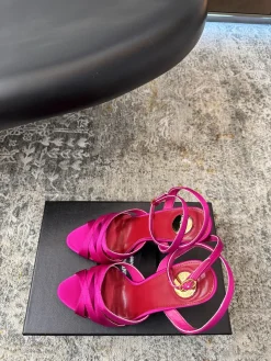 Alternative view of SAINT LAURENT Heels Silk Leather EU35-39 B80202608032165