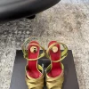 SAINT LAURENT Heels Silk Leather EU35-39 B80202608032166