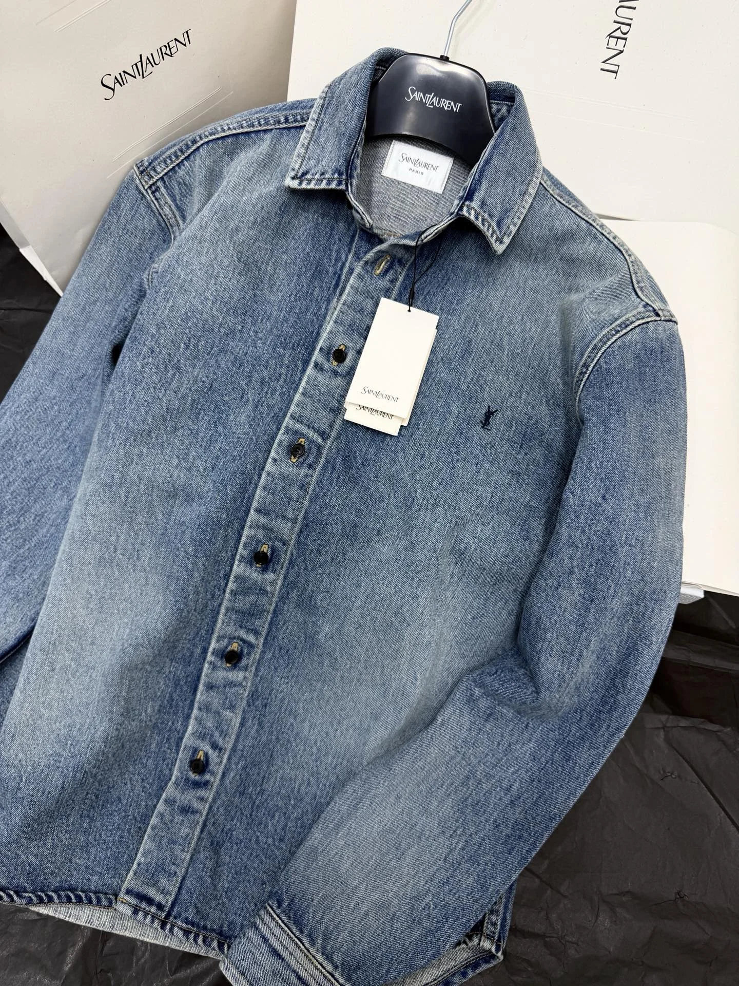 SAINT LAURENT Jackets Denim S_M_L C25202608041221 - Image 2