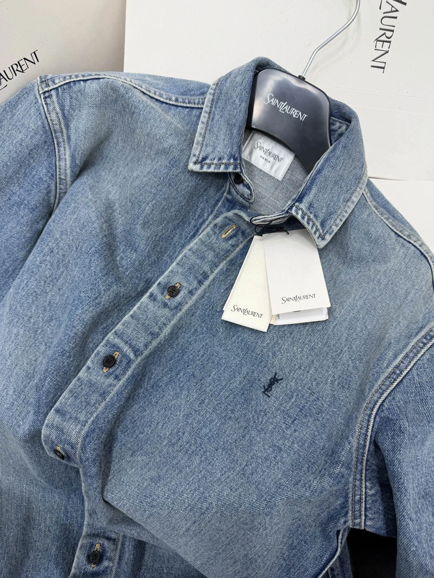 SAINT LAURENT Jackets Denim S_M_L C25202608041221 - Image 3