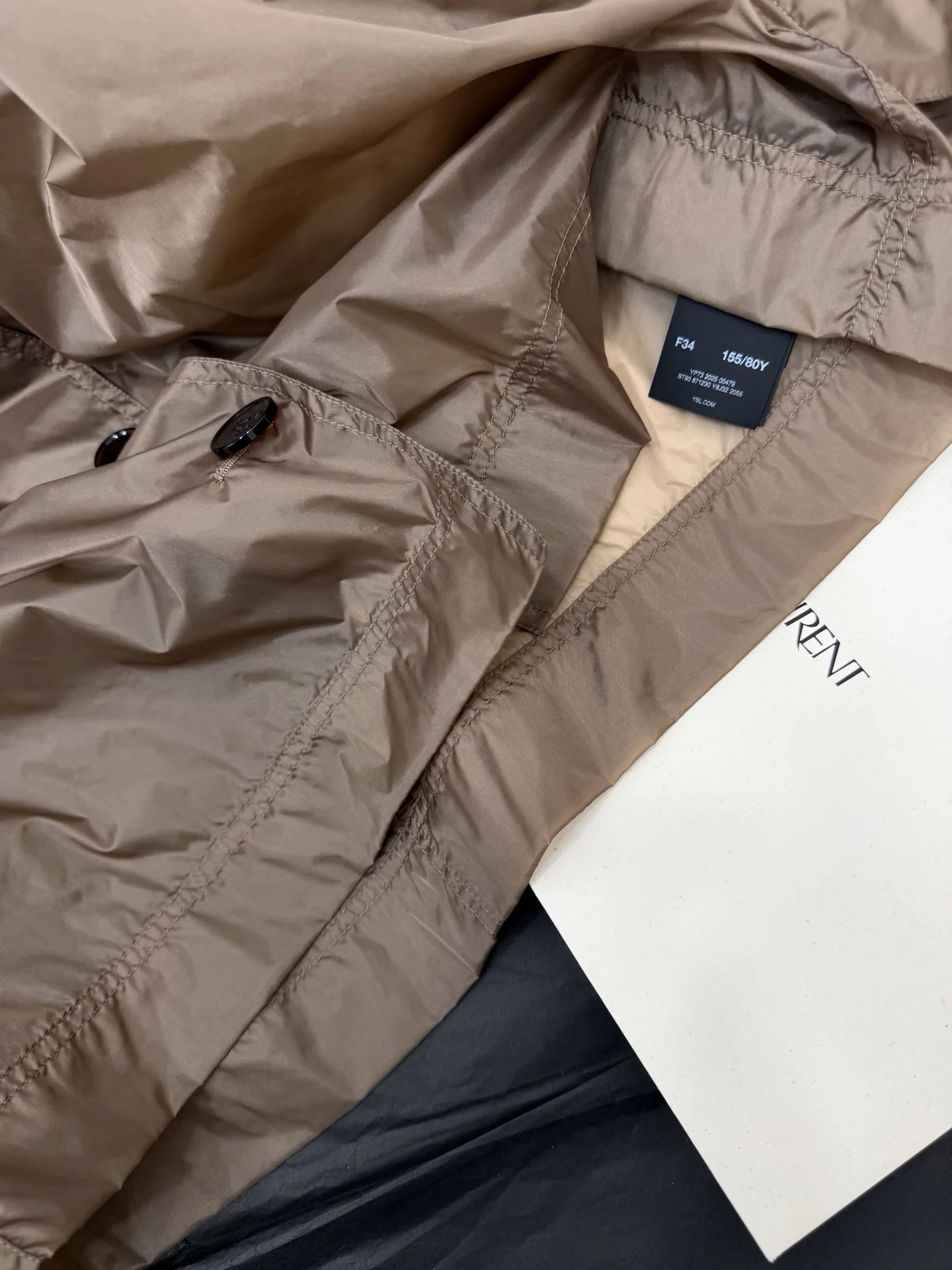 SAINT LAURENT Jackets Technical Fabric S-M-L D85202608042673 - Image 6