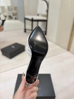 Alternative view of SAINT LAURENT Mules Calf Leather EU35-39 B30202608030237