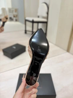 Alternative view of SAINT LAURENT Mules Leather EU35-39 B30202608030235