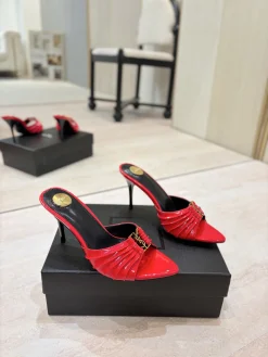 Alternative view of SAINT LAURENT Mules Leather EU35-39 B30202608030239