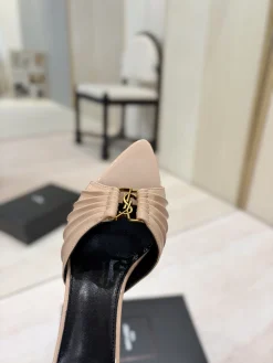 Alternative view of SAINT LAURENT Mules Leather EU35-39 B30202608030242