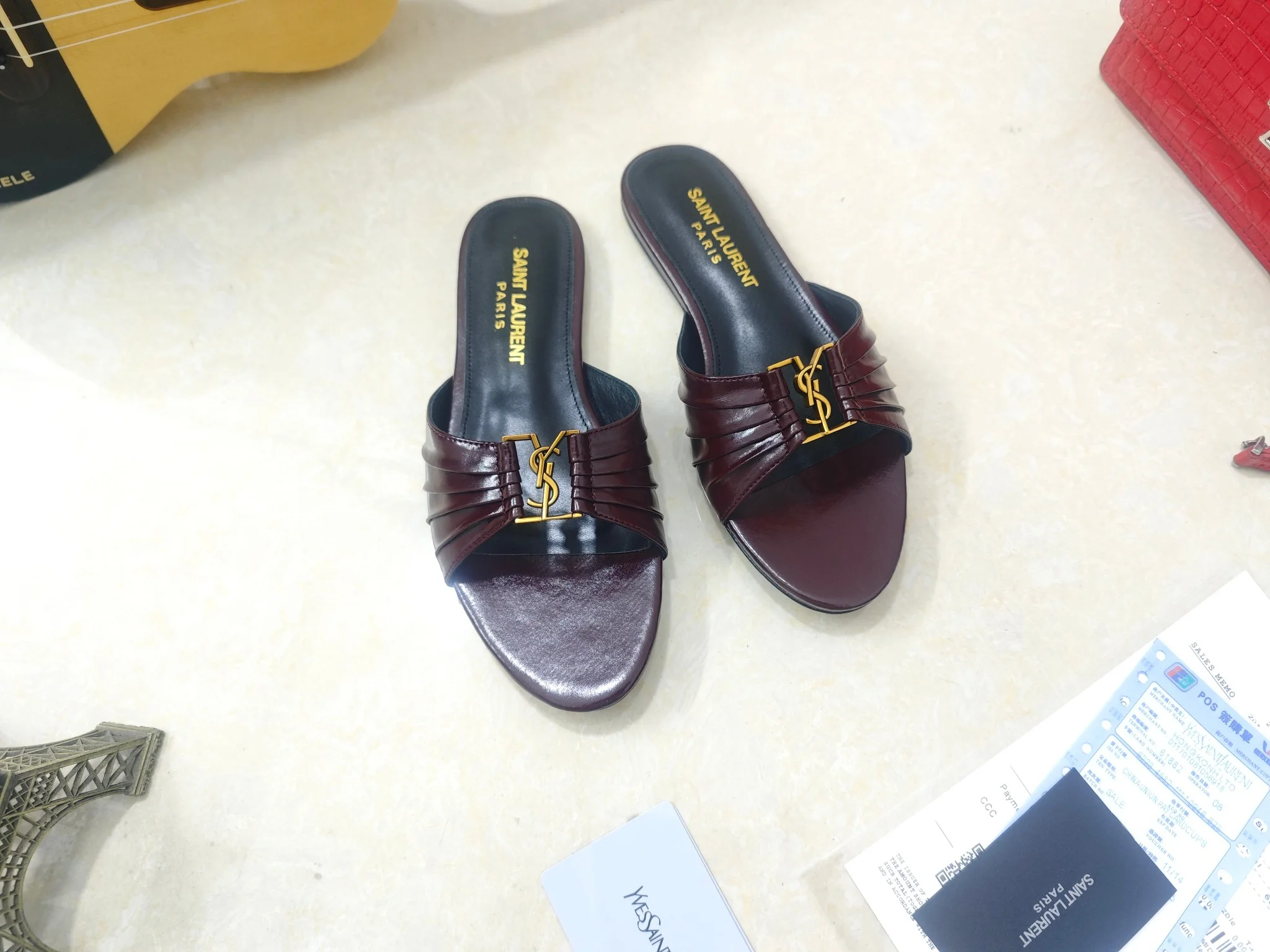 SAINT LAURENT Mules Leather EU35-41 B40202608030081
