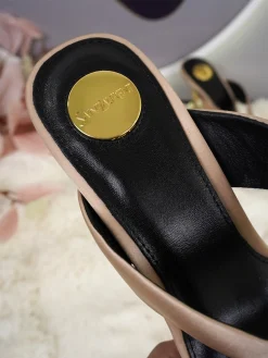 Alternative view of SAINT LAURENT Mules Silk & Leather EU35-44 B65202608031977