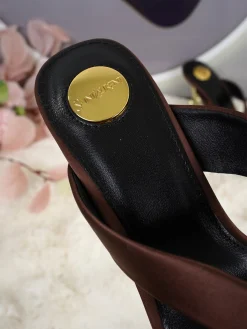 Alternative view of SAINT LAURENT Mules Silk Leather EU35-44 B65202608031979