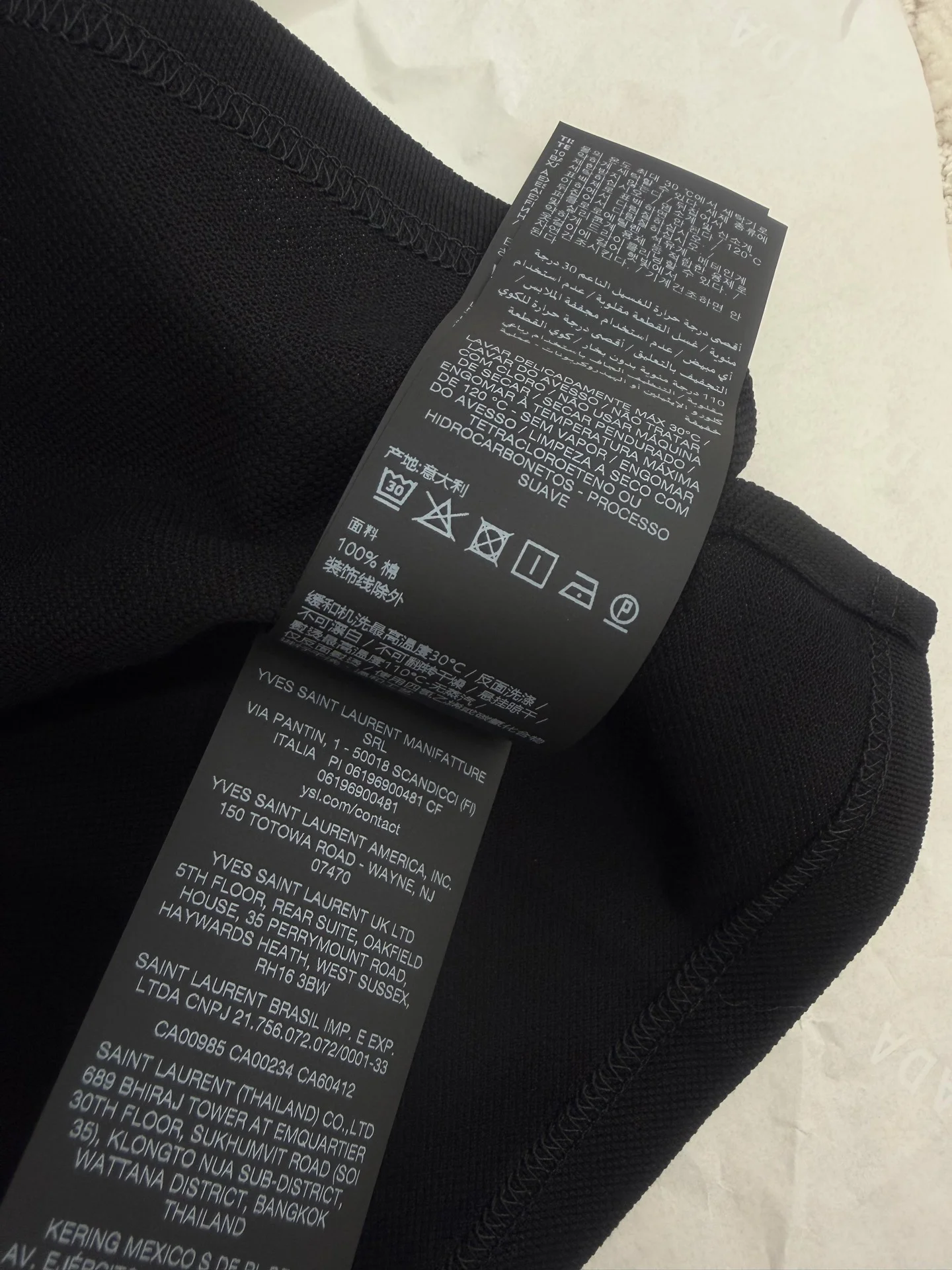 SAINT LAURENT Polos Knit Fabric S-M-L B55202608042675 - Image 8
