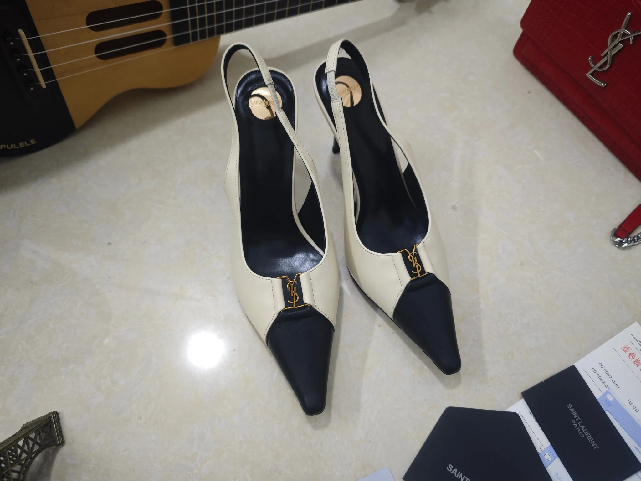 SAINT LAURENT Pumps Calf Leather EU35-41 B50202608030066