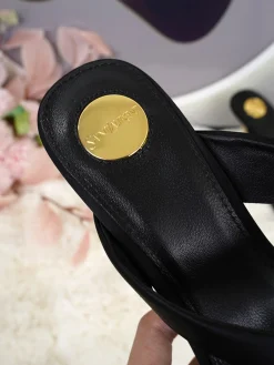 Alternative view of SAINT LAURENT Sandals Silk & Leather EU35-44 B65202608031972