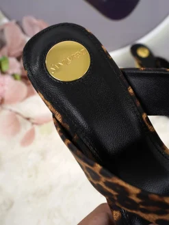 Alternative view of SAINT LAURENT Sandals Silk Leather EU35-44 B65202608031974