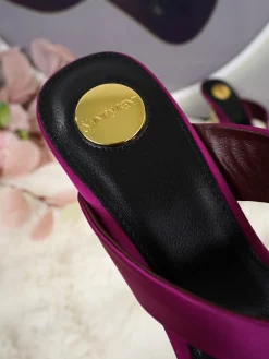 Alternative view of SAINT LAURENT Sandals Silk Leather EU35-44 B65202608031978