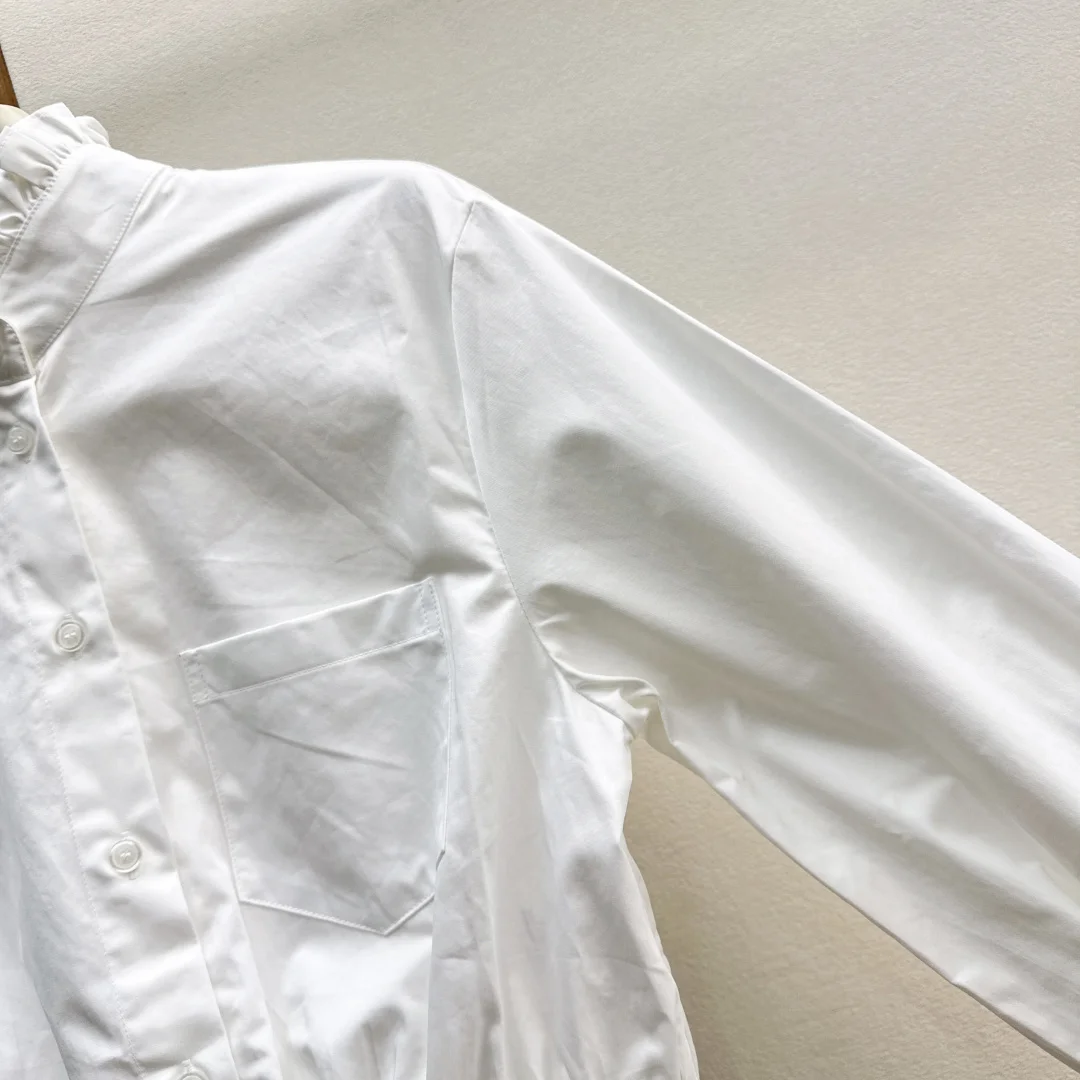 SAINT LAURENT Shirts Cotton Poplin S M L B45202608041061 - Image 4