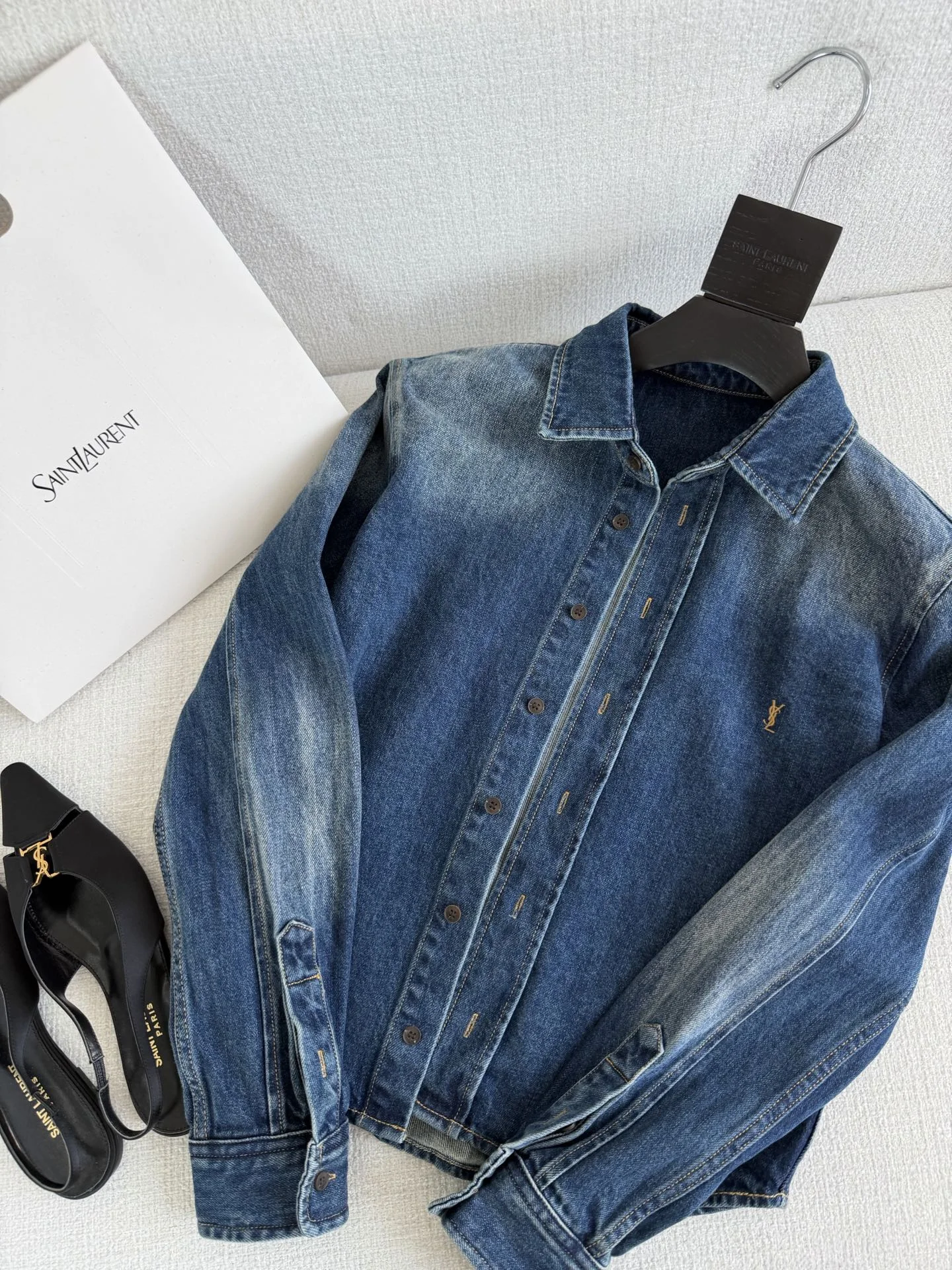 SAINT LAURENT Shirts Denim S-L C05202608041174