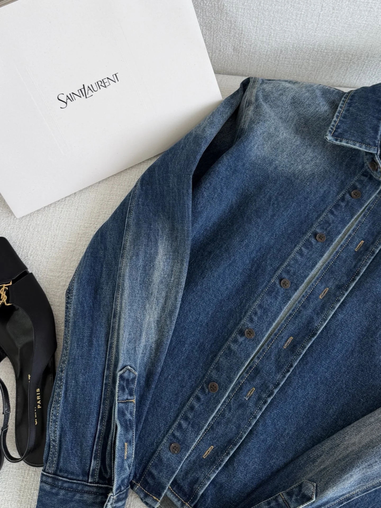 SAINT LAURENT Shirts Denim S-L C05202608041174 - Image 3