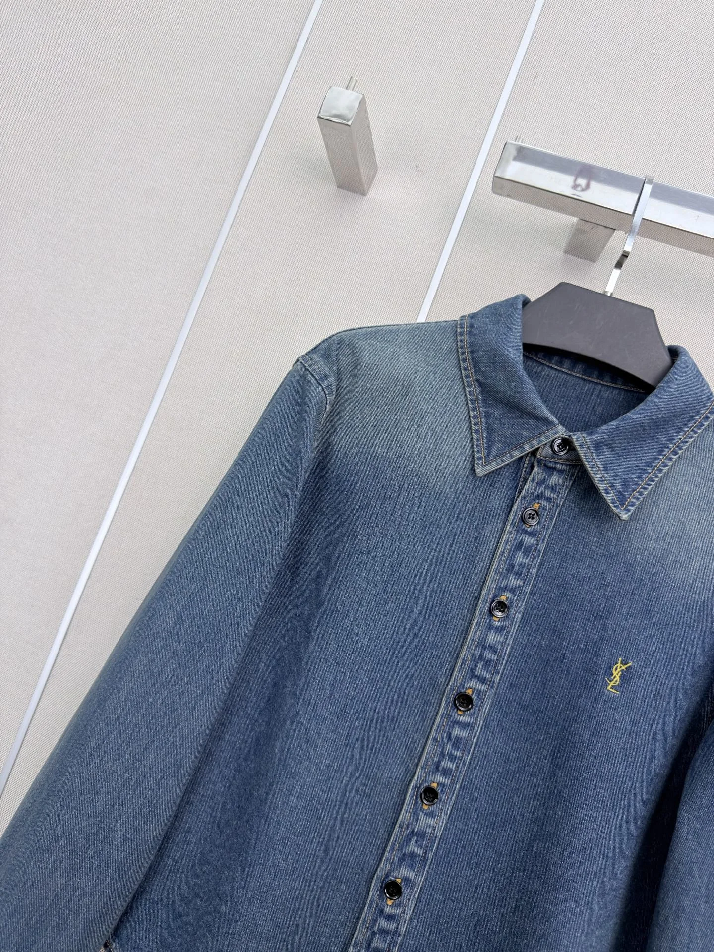 SAINT LAURENT Shirts S-L B55202608041791 - Image 3