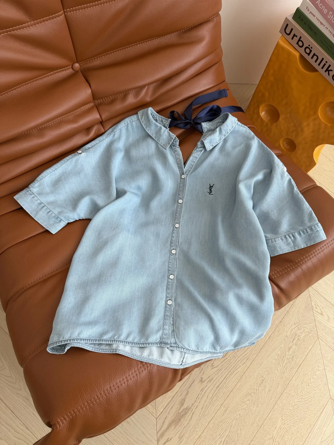 SAINT LAURENT Shirts Tencel Denim S-L B25202608040176