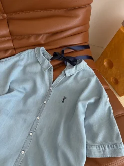 Alternative view of SAINT LAURENT Shirts Tencel Denim S-L B25202608040176
