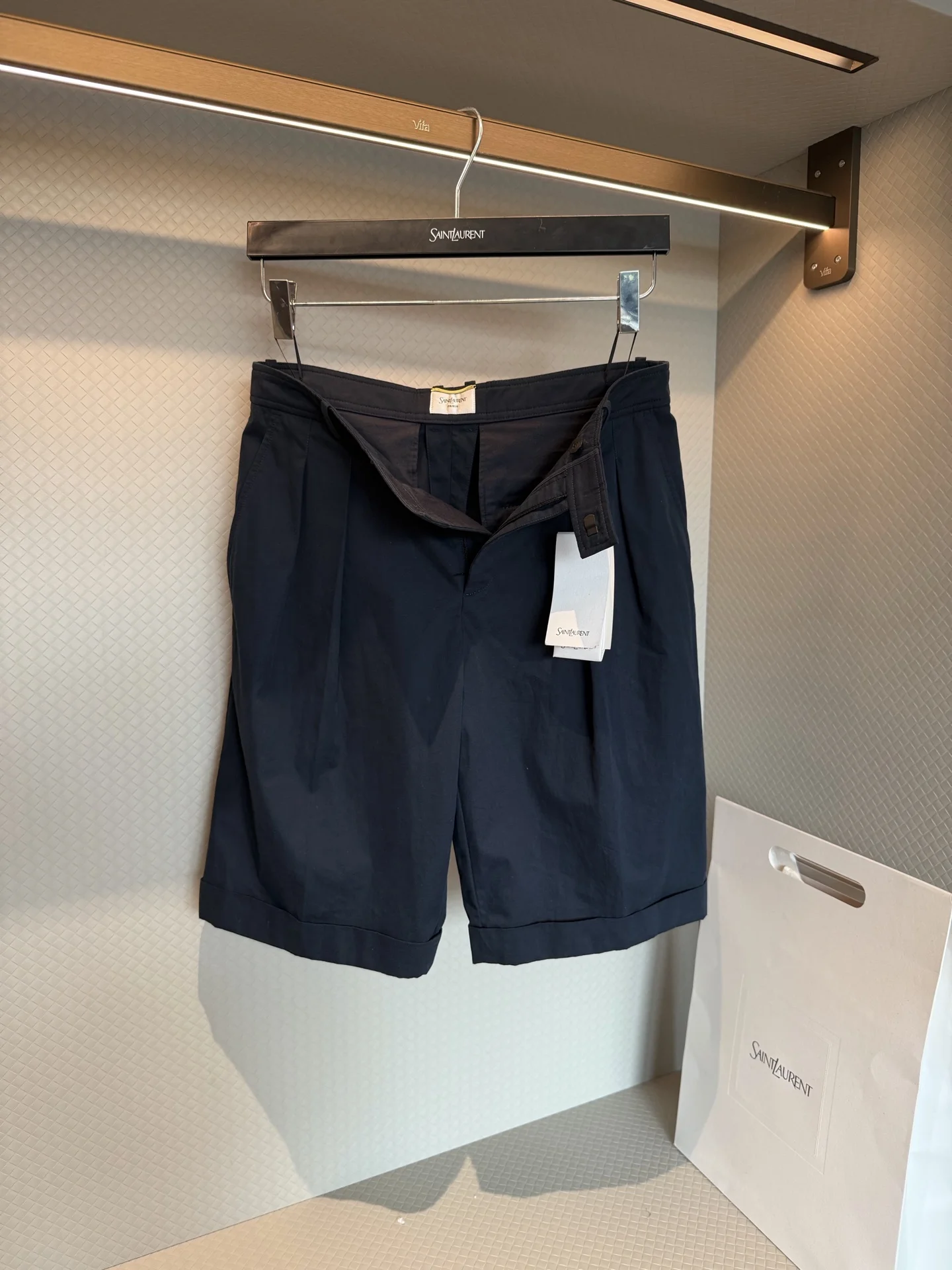 SAINT LAURENT Shorts Cotton One Size C25202608041756