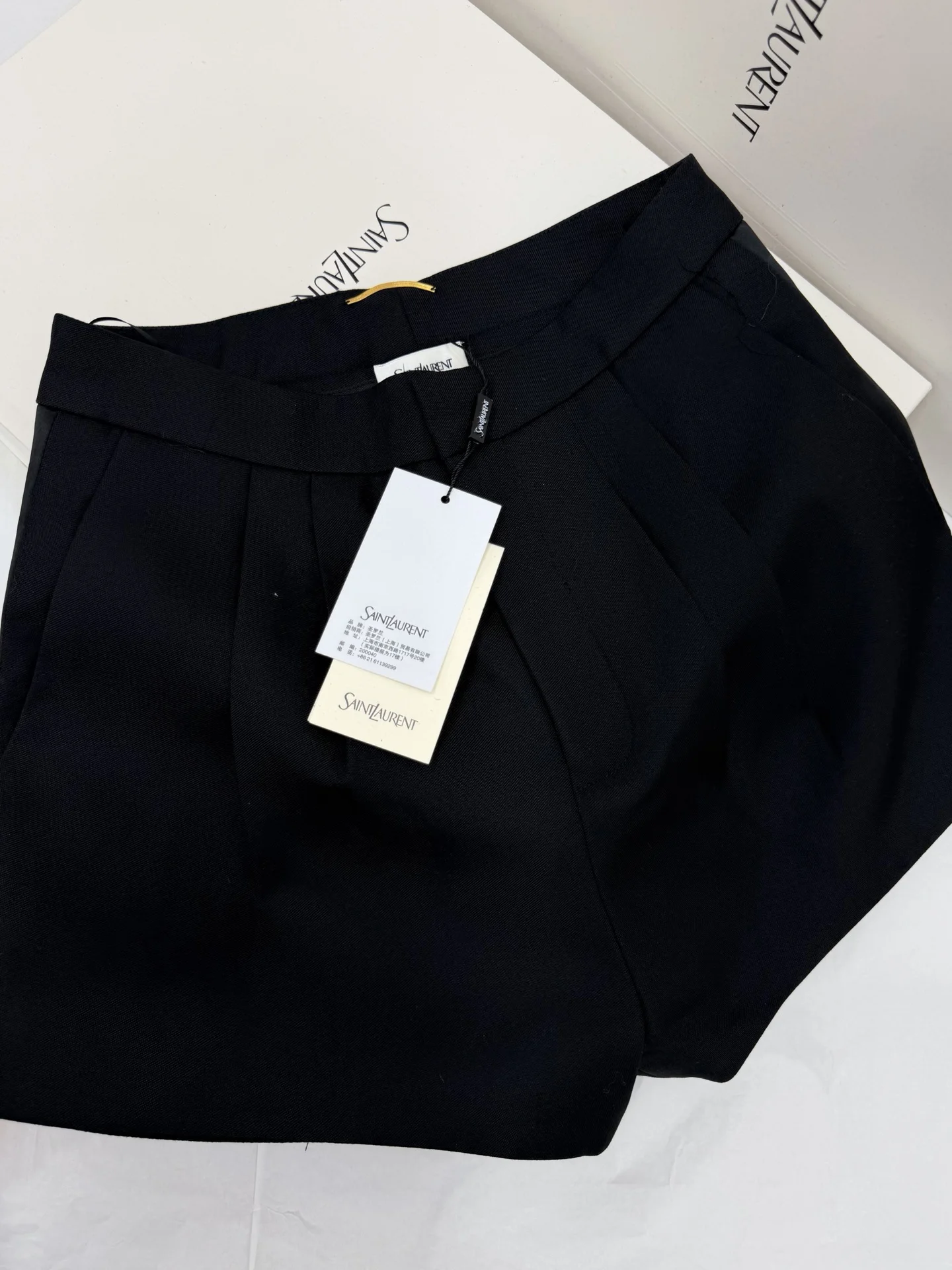 SAINT LAURENT Shorts Custom Fabric S-M-L C15202608042665
