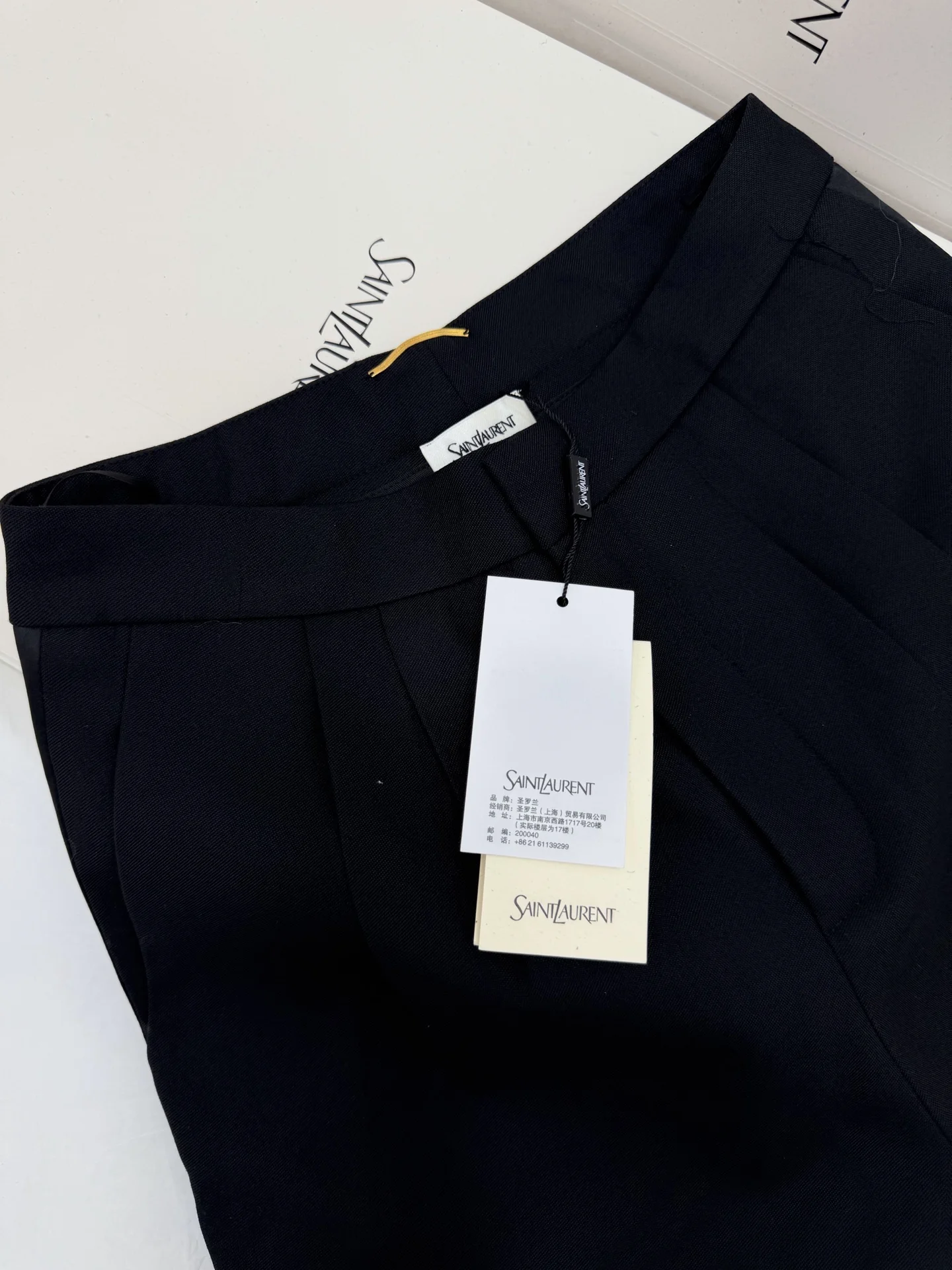 SAINT LAURENT Shorts Custom Fabric S-M-L C15202608042665 - Image 2