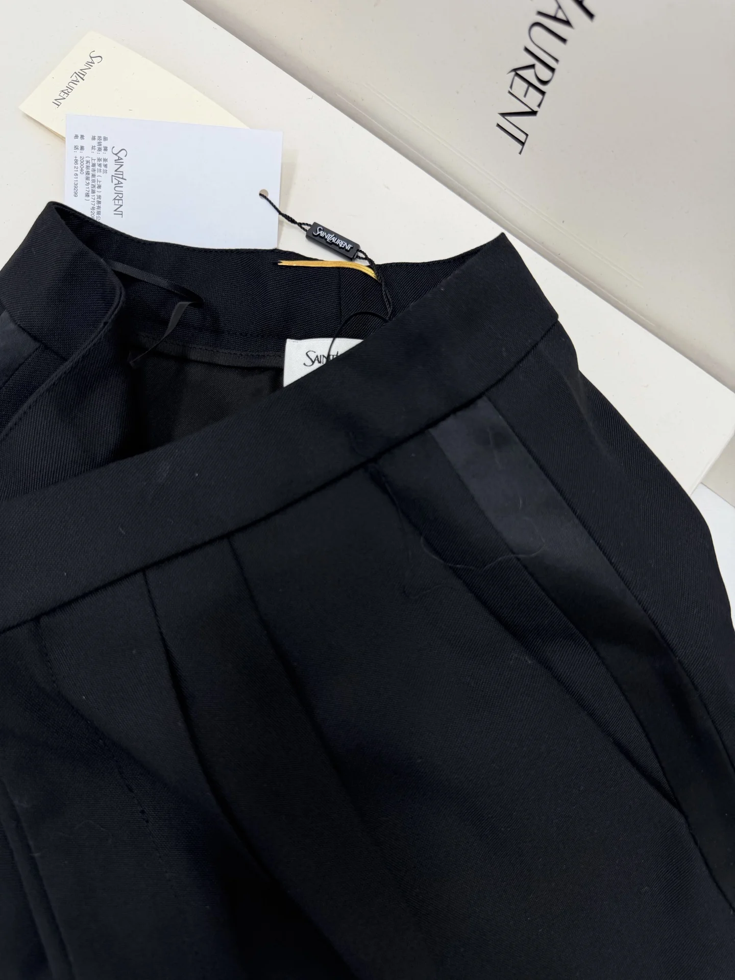 SAINT LAURENT Shorts Custom Fabric S-M-L C15202608042665 - Image 3