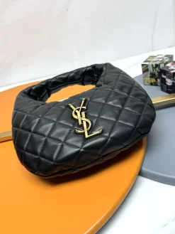 Alternative view of SAINT LAURENT Shoulder Bags Black Lambskin (Black-Gold) 17X18X4CM D50202608082401