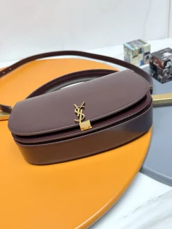 Alternative view of SAINT LAURENT Shoulder Bags Box Calf Leather (Burgundy-Gold) 24X15X5CM E80202608082287