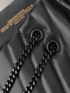 Alternative view of SAINT LAURENT Shoulder Bags Calfskin Leather (Black) 25X17X9CM E00202608080865