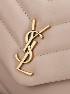 Alternative view of SAINT LAURENT Shoulder Bags Calfskin Leather (Pink-Gold) 20X14X7 D00202608080872