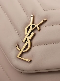 Alternative view of SAINT LAURENT Shoulder Bags Calfskin Leather (Pink-Gold) 25X17X9CM E00202608080871