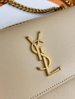 Alternative view of SAINT LAURENT Shoulder Bags Caviar Leather (Beige-Gold) 22X8X16 E30202608082449
