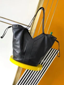 SAINT LAURENT Shoulder Bags Grained Leather (Black) 26X50X15X34CM G20202608080364
