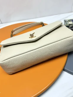 Alternative view of SAINT LAURENT Shoulder Bags Italian Lambskin (Cream-Gold) 26X14X7CM E50202608082090