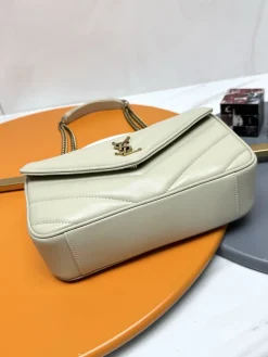 Alternative view of SAINT LAURENT Shoulder Bags Lamb Leather (Beige-Gold) 24X14X7CM E70202608082609