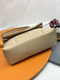 Alternative view of SAINT LAURENT Shoulder Bags Lamb Leather (Beige-Gold) 29X17X11CM E30202608082504