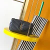 SAINT LAURENT Shoulder Bags Lamb Leather (Black-Gold) 20X12X6CM E20202608080422