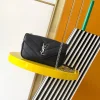 SAINT LAURENT Shoulder Bags Lamb Leather (Black-Silver) 20X12X6CM E20202608080406