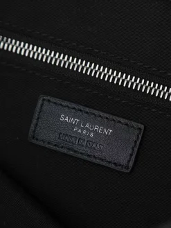 Alternative view of SAINT LAURENT Shoulder Bags Lamb Leather (Black-Silver) 47X34X16CM H20202608080823