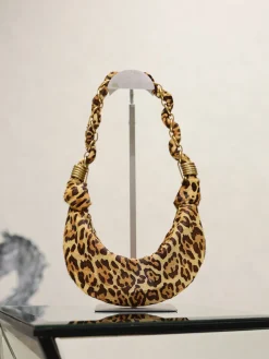 SAINT LAURENT Shoulder Bags Lamb Leather (Brown-Gold) 19X13X10CM E30202608081491